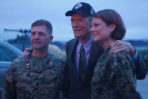 Clint Eastwood visits Marine Corps Air Station Camp Pendleton in December 2019. (U.S. Marine Corps/Lance Cpl. Melissa Ugalde)